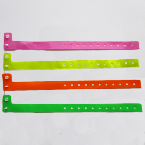 one time use custom PVC wristband