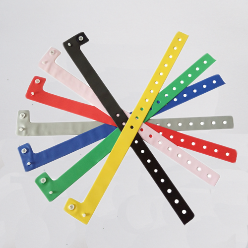 one time use custom PVC wristband