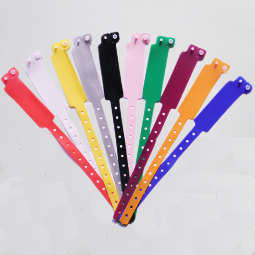one time use vinyl wristband