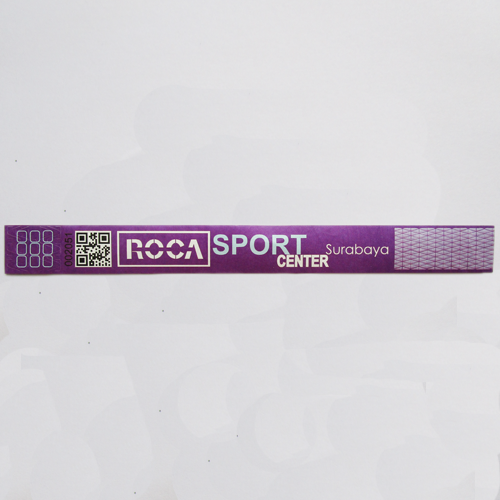 one time use custom tyvek  wristband