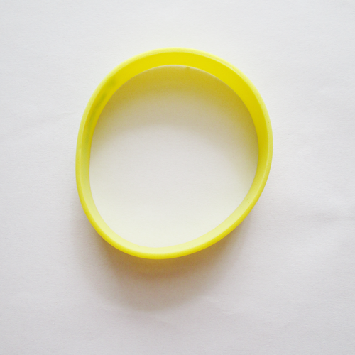silicone wristband with debossed and  filling color logo
