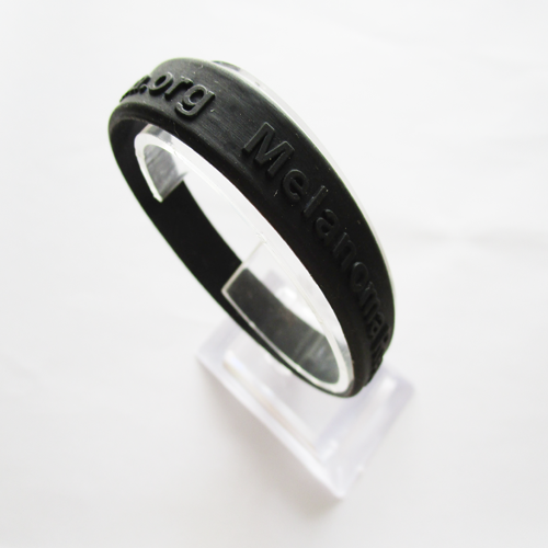 silicone wristband with embossed logo