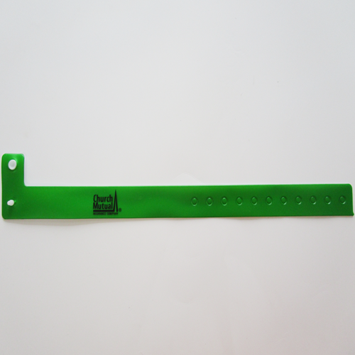 one time use custom PVC wristband