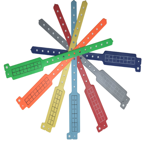 custom safety vinyl wristband