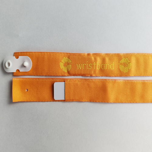 Cheap woven  fabric  wristband INSIDE RFID